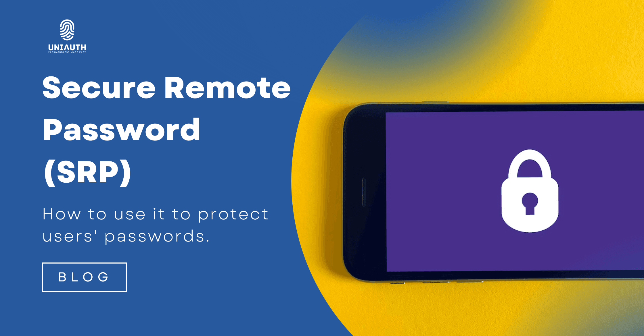 What is Secure Remote Password (SRP) and How to use it to protect users' passwords.